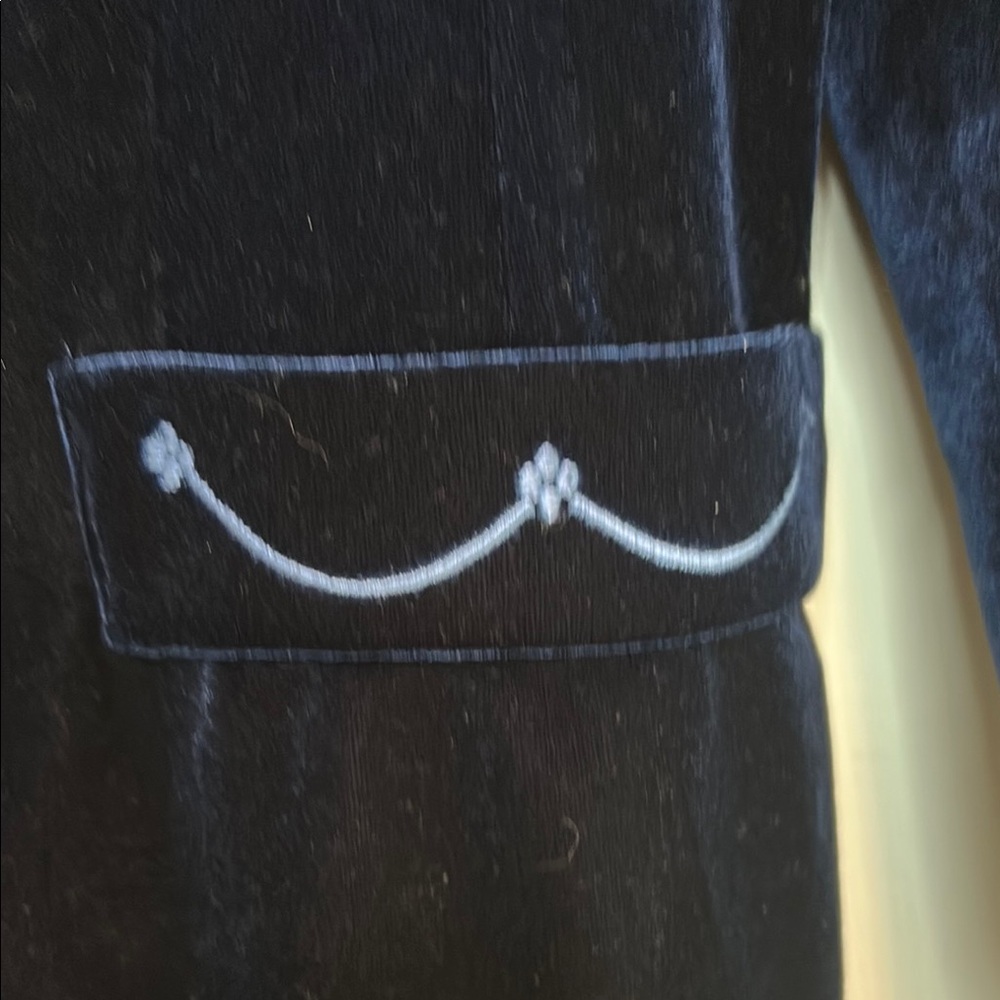 Coldwater Creek Blue Velvet Blazer - Picture 5 of 9